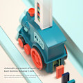 Miniatyrbilde 3 av 4: Helt Ny 2023 Oppgradert Elektrisk Tog Dominosett For Barn Automatisk Domino Tog Leke