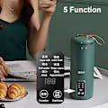Miniatyrbilde 3 av 3: Elektrisk Saftpresser Filterfri Soyamelkprodusent Bærbar Blender