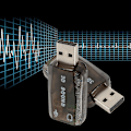 Pikkukuva 1 / 5: USB2.0-äänentoisto-kuulokemikrofonin liitäntäsovitin