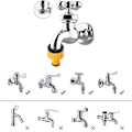 Miniatyrbillede 2 af 5: 3/4\" Han-Gevinde Messing Hurtigkobling, Vandings Slange Vandingstilbehør Have Slange Hurtigkobling (3/4\" Han-Gevinde) 3 stk gul