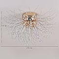 Miniatyrbillede 3 af 5: 70cm Hængende Lanterne Design Flush Mount Lys Metal Messing