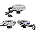 Pikkukuva 3 / 4: Pyörävalo T6 Led (1 kpl, Musta)