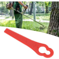 Miniatyrbilde 4 av 5: Trimmerblad i plast, gressklipperblad, erstatningsblad for gressklipper, plastblad for hage (rød) (1 sett)