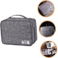 Miniatyrbilde 7 av 8: Lader Organizer Veske Tech Bag Stor Ryddig Boks