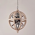 Miniatyrbillede 4 af 5: 30cm Globe Design Chandelier Led Pendellampe Træ