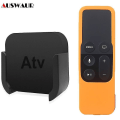 Miniatyrbild 1 av 5: Silikonfodral Apple TV 4k 4:e 5:e Gen Media Player Fjärrkontrollfäste