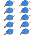 Pikkukuva 1 / 8: DIY Riipus Jalokivihelmet Luonnon Druzy Agaatti Riipus Pisara Kaulakoru