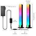 Miniatyrbillede 3 af 5: RGB Smart LED Lysbjælke Wifi Bluetooth Desktop Atmosfærisk Lys