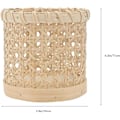Pikkukuva 2 / 5: Rattan-kynäpidike, käsin kudottu vitsinen tarvikekori - ensisijainen väri