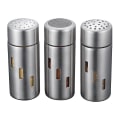 Miniatyrbilde 1 av 5: Tomme krydderbeholdere, gjenbrukbare shakerflasker med lokk for salt, pepper, urter og pulver