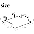 Miniatyrbillede 5 af 5: 1 stk. Over Kabinets Plastisk Poseholder Hængende Affaldsbeholder