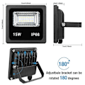 Miniatyrbild 2 av 5: RGBW App LED-belysning för utomhus 15W Bluetooth Smart Flood