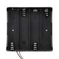 Miniatyrbilde 4 av 5: Batterilagringsboks i plast for 4 x 18650 batterier med 6 ledninger