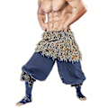 Miniatyrbillede 1 af 5: Demon Slayer Anime Kostume Hashibira Inosuke Mænds Fancy Bukser S