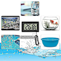Miniatyrbild 5 av 5: 4x Digital LCD Termometer Temperaturmätare Med Extern Givare För Kylskåp Frys Akvarium (4x Svart)