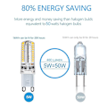 Miniatyrbillede 3 af 5: G9 Dæmpbar LED Bi-pin Majs Pære 72led 600lm 5w