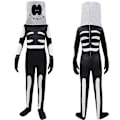 Miniatyrbild 2 av 5: Friday Funkin Kostym Barn Skid Jumpsuit Bodysuit Huvudöverdrag Handskar Set Fancy Up 3d 11-12 Years