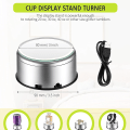 Miniatyrbillede 2 af 5: Jetec Kop Display Stativ Turner Roterende Krystal Display Base Stativ 360 Grader Kopper Display