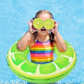 Miniatyrbild 3 av 5: 3 st Simrings + 1 Strandboll Uppblåsbar Pool Float