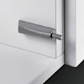 Pikkukuva 2 / 4: Magneettiset Painonapit Kaappeihin, 2 Kpl Uppoasennettavat Painonapit Grey