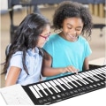 Miniatyrbilde 3 av 5: Bærbar 49-tasters fleksibelt opprullbart piano Mykt tastatur