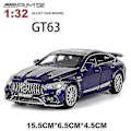 Miniatyrbilde 1 av 5: Polaoyi :32 Benz Amg Gt63 Legering Modell Diecasts Leketoy (blå)