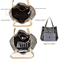 Miniatyrbilde 4 av 5: Canvas Tote Bag for Kvinner
