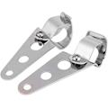 Miniatyrbilde 5 av 5: Sykkelbraketter Fork Racer, 2 stk Motorsykkel Frontlykt Monteringsbraketter Fork Racer 28mm-34mm Passform (sølv)