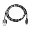 Miniatyrbild 4 av 5: Universal Micro USB-laddare Flätad Kabel Sladd MicroUSB Typ B