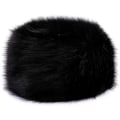 Miniatyrbillede 5 af 5: Dame Faux Fur Hat - Russisk Kosak Stil - Sort