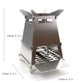 Miniatyrbilde 2 av 5: Fantastisk Salg Grillovn Folding Camping Hvit Rustfritt