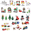 Miniatyrbillede 4 af 5: Julekalender Bygade Byggeklodser Blind Box 24 Dages Nedtælling Kalender Puslespil