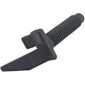 Miniatyrbillede 4 af 5: Pil Rest Bueskytte Nylon Tilbehør Til Recurve Bue Udskiftning Sort (2 stk)