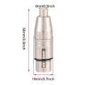 Pikkukuva 2 / 4: XLR 3-nastainen naar RCA-nastainen mikrofoniliitin