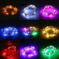 Miniatyrbild 3 av 5: 5m 50LED Vattentät IP66 LED-Ljusslinga USB Utomhus