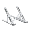 Miniatyrbillede 1 af 3: Laptop Stativ Aluminium Justerbar Foldbar Stativ Sølv