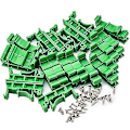 Miniatyrbilde 1 av 3: Sett med 10 Plast PCB Skinnemonteringsadapter Brakett Holder