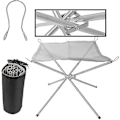 Miniatyrbillede 3 af 4: Foldbar Campfire BBQ-Stativ, Bærbar Ildplads Udendørs Stativ
