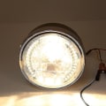 Miniatyrbillede 3 af 4: Motorcykel Modificeret Retro Forlygter 8 Tommer Angel Ring Forlygter