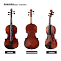 Miniatyrbillede 2 af 5: Astonvilla Spruce 4/4 Violin Lak Lakkeret Lys Fiddle