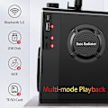 Pikkukuva 5 / 5: Super Bass Bluetooth-kaiuttimet Kannettava Kolmiostereokaiutin