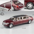 Miniatyrbild 5 av 5: 1/24 Maybach S600 Leksaksbil i Metall, Hög Simulation, Gjutna Metallleksaker, Modeller, Fordon för Pojkar, Barnkollektion, Presentbilar Red