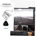 Miniatyrbillede 3 af 8: Fjernbetjent PC-strømknap Skrivebords-PC-strømkabler Computer Værtsknap Strømskift Trykknap