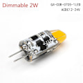 Miniatyrbild 3 av 5: 10 st G4 LED-lampor med dimmerfunktion AC/DC12-24V 2W 3W 1505 COB LED