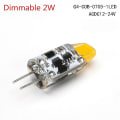Miniatyrbillede 3 af 5: 10 stk G4 LED Dæmpbar Pære AC/DC12-24V 2W 3W 1505 COB LED