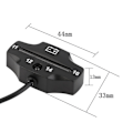 Miniatyrbilde 3 av 5: Bil Motorsykkel LED Batterispenningsmåler 12v Indikator