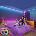 Pikkukuva 3 / 5: LED-nauhavalot RGB 20m 65,6ft SMD 5050 LEDit Väriä Vaihtavat