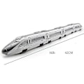 Pikkukuva 1 / 5: 4 kpl/setti Alloy Junamalli Korkea Nopeus Rautatie Metro Vetävä Magneettinen Lasten Leikkiauto Malli Leikkikisko Junalelut Lapsille Lahja A