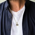 Miniatyrbillede 2 af 4: Halskæder til Kvinder Trendy Fine Lagdelte Halskæder Drenge Charm Sports Mode Kæde Stål til Mænd Legering Bokse Titanium Chunky Fine Y-2k- Pige