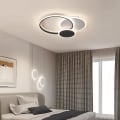 Miniatyrbilde 2 av 5: 52cm Taklampe LED Sirkel Design Flush Mount Metall Klassisk